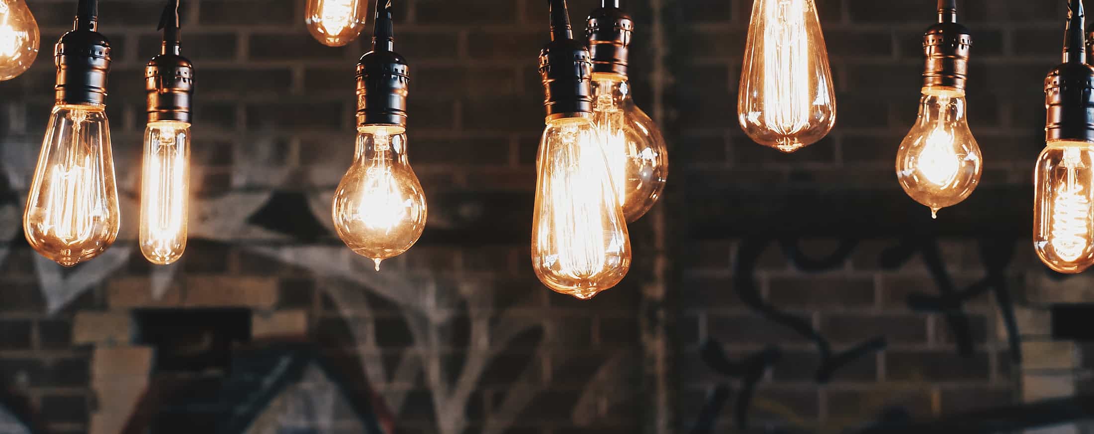 Idea lights hanging inside building 2